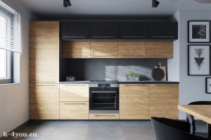 PORTO - Modular Kitchen (wood effect, laminate)