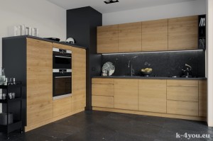 BARCELONA - Modular Kitchen (wood effect, laminate)