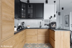 BARCELONA - Modular Kitchen (wood effect, laminate)