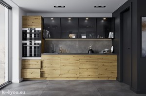 LISBON - Modular Kitchen (wood effect, laminate)