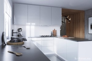 SUN - Modular Kitchen (gloss, lacquered) 