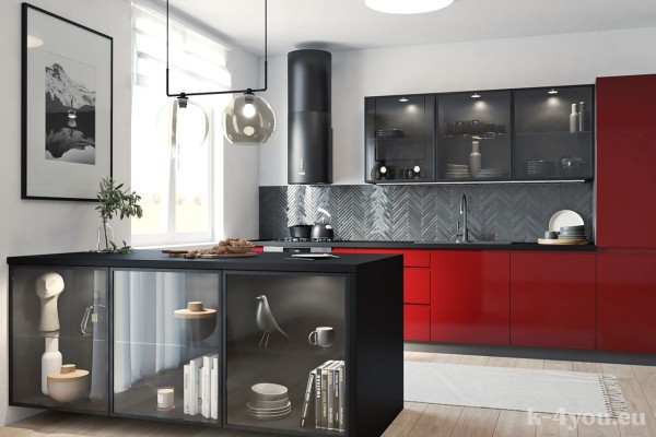 WENUS - Modular Kitchen (gloss, lacquered)