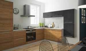 PORTO - Modular Kitchen (wood effect, laminate)