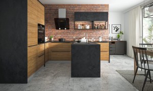 PORTO - Modular Kitchen (wood effect, laminate)