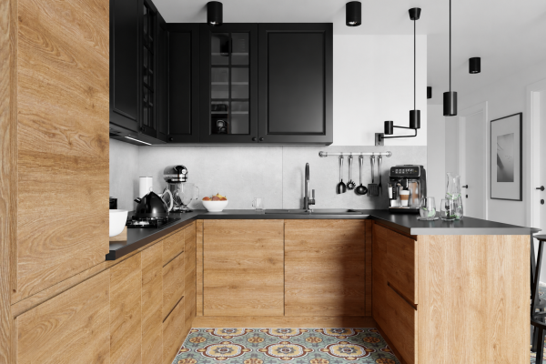 BARCELONA - Modular Kitchen (wood effect, laminate)